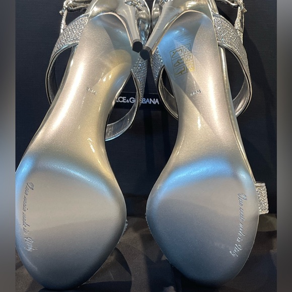 ‼️SOLD‼️DOLCE&GABBANA KIM heels sandals with fusible rhinestones, NWT - Picture 13 of 15